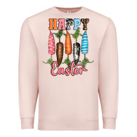 Pale Pink Happy Easter Premium Sweatshirt - RanaPortraitStore