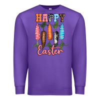 Purple Happy Easter Premium Sweatshirt - RanaPortraitStore