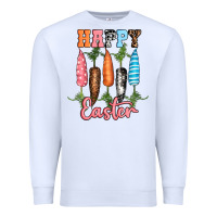 White Happy Easter Premium Sweatshirt - RanaPortraitStore