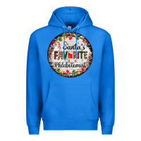 True Royal christmas santas favorite phlebotomist light Premium Hoodie - AdoDesignShop