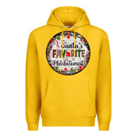 Lemon christmas santas favorite phlebotomist light Premium Hoodie - AdoDesignShop