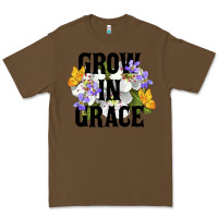 Cacao Grow In Grace Premium Tee - LillyAllenDesigns