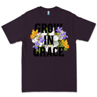 Plum Grow In Grace Premium Tee - LillyAllenDesigns
