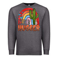 Charcoal Heather not a hungger Premium Sweatshirt - texasbilliewilder
