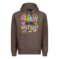 Coffee hooray for the last day black Premium Hoodie - JahusDesignShop