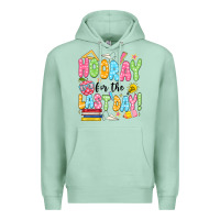 Seafoam hooray for the last day black Premium Hoodie - JahusDesignShop