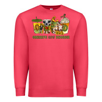 Cardinal Obsessive cow disorder coffee cups Premium Sweatshirt - texasbilliewilder
