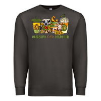 Smoke Obsessive cow disorder coffee cups Premium Sweatshirt - texasbilliewilder
