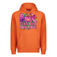 Carrot halloween boo with cancer ribbon breast cancer sca Premium Hoodie - AdoDesignShop