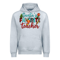 Heather Grey santa s favorite teacher Urban Hoodie - JahusDesignShop