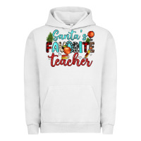 Pigment Lunar Rock santa s favorite teacher Urban Hoodie - JahusDesignShop