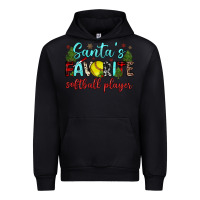 Black santa s favorite softball player Urban Hoodie - JahusDesignShop