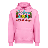 Fuchsia Pink santa s favorite softball player Urban Hoodie - JahusDesignShop