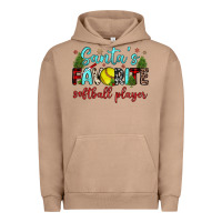 Pigment Burro santa s favorite softball player Urban Hoodie - JahusDesignShop