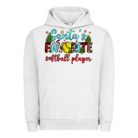 Pigment Lunar Rock santa s favorite softball player Urban Hoodie - JahusDesignShop