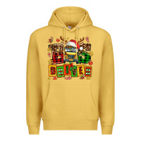 Antique Gold bus driver chrıstmas Premium Hoodie - AdoDesignShop