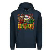 Navy bus driver chrıstmas Premium Hoodie - AdoDesignShop