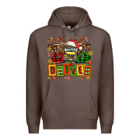Coffee bus driver chrıstmas Premium Hoodie - AdoDesignShop