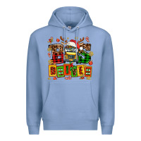 Colony Blue bus driver chrıstmas Premium Hoodie - AdoDesignShop
