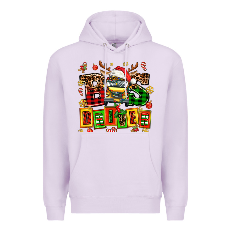 Bus Driver Chrıstmas Premium Hoodie by AdoDesignShop | Teevron