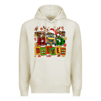 Oatmeal Heather bus driver chrıstmas Premium Hoodie - AdoDesignShop