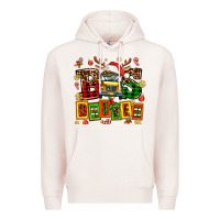 Pale Pink bus driver chrıstmas Premium Hoodie - AdoDesignShop