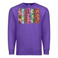 Purple Western Easter Brushstrokes Premium Sweatshirt - RanaPortraitStore