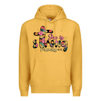 Mustard she is strong proverbs 31 25 Premium Hoodie - JahusDesignShop