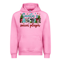 Fuchsia Pink santa s favorite soccer player Urban Hoodie - JahusDesignShop