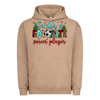 Pigment Burro santa s favorite soccer player Urban Hoodie - JahusDesignShop