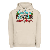 Pigment French Oak santa s favorite soccer player Urban Hoodie - JahusDesignShop