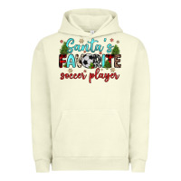 Pigment Pistachio santa s favorite soccer player Urban Hoodie - JahusDesignShop