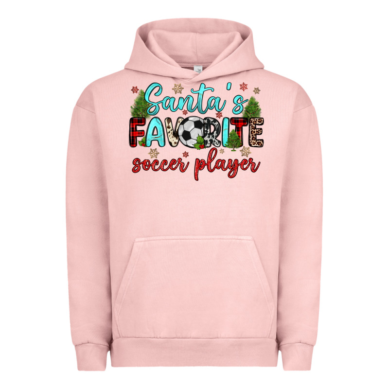 Santa S Favorite Soccer Player Urban Hoodie by JahusDesignShop | Teevron