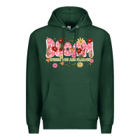 Sports Green bloom where you are planted Premium Hoodie - JahusDesignShop