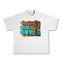 Lunar Rock cowgirls don't crty boots hat sunflowers Urban Heavy Tee - Artiststas