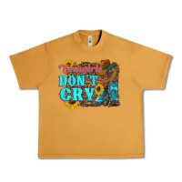 Peanut Butter cowgirls don't crty boots hat sunflowers Urban Heavy Tee - Artiststas