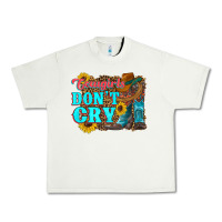 Pistachio cowgirls don't crty boots hat sunflowers Urban Heavy Tee - Artiststas