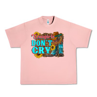 Salmon cowgirls don't crty boots hat sunflowers Urban Heavy Tee - Artiststas