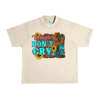 Sandshell cowgirls don't crty boots hat sunflowers Urban Heavy Tee - Artiststas