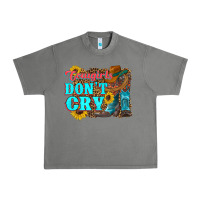 Tornado cowgirls don't crty boots hat sunflowers Urban Heavy Tee - Artiststas