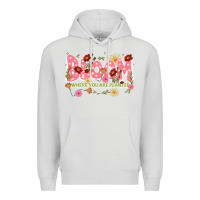 Dove Grey bloom where you are planted Premium Hoodie - JahusDesignShop