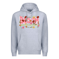Heather Grey bloom where you are planted Premium Hoodie - JahusDesignShop