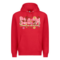 Red bloom where you are planted Premium Hoodie - JahusDesignShop