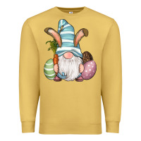 Antique Gold Easter Bunny Gnomes with Egg and Carrot Premium Sweatshirt - RanaPortraitStore