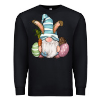 Black Easter Bunny Gnomes with Egg and Carrot Premium Sweatshirt - RanaPortraitStore