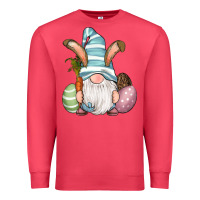 Cardinal Easter Bunny Gnomes with Egg and Carrot Premium Sweatshirt - RanaPortraitStore