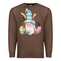 Chestnut Easter Bunny Gnomes with Egg and Carrot Premium Sweatshirt - RanaPortraitStore