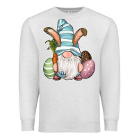 Oatmeal Heather Easter Bunny Gnomes with Egg and Carrot Premium Sweatshirt - RanaPortraitStore
