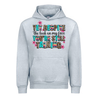 Heather Grey yet despite the look on my face you are still talk Urban Hoodie - AdoDesignShop