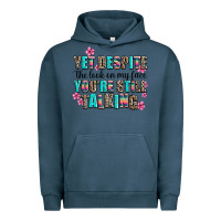 Pigment Midnight Navy yet despite the look on my face you are still talk Urban Hoodie - AdoDesignShop